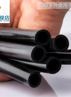 黑色硅胶管 内径2mm-38mm硅橡胶软管 耐高温 抗老 黑色国产硅胶管