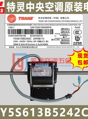 特灵风机电机马达大洋Y5S613A875C Y5S413B5229C Y5S413B0161CL