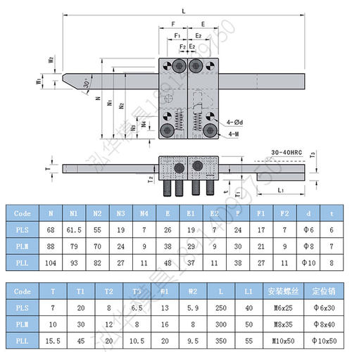 日标MISUMI米思米模具锁模扣PLS/PLM/PLL扣机插销式锁模器组件