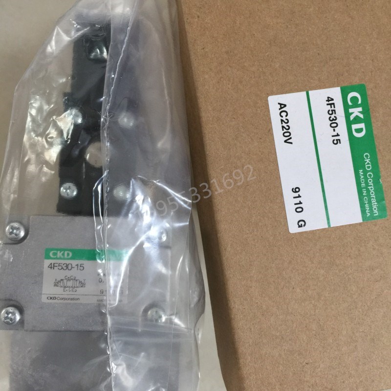 CKD电磁阀4F530-15-DC24V-AC110-4F530-15-F-AC220V全新原装