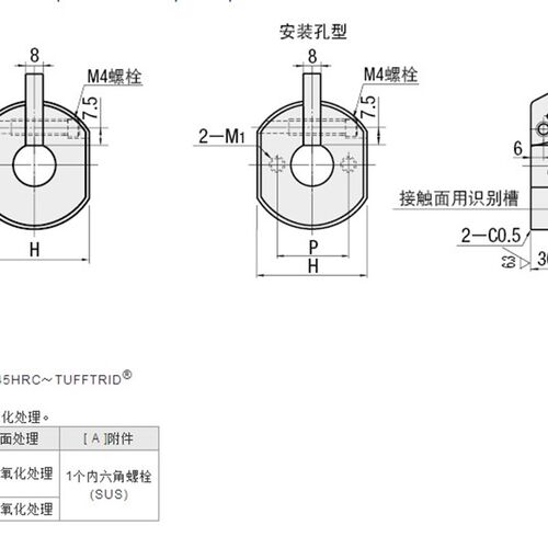 快锁固定环快速安装型/快速安装孔型WSC WSCB WSCM快速锁紧固定环