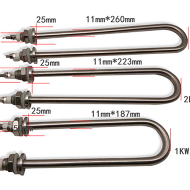 不锈钢加厚U型电热管水箱加热器 发热管220V380V/1/2/3KW正品耐用