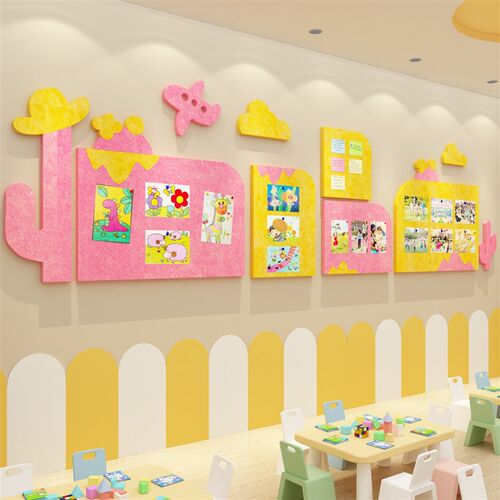 毛毡板教师资风采文化形象墙贴简介展H示学校办公室布置装饰幼儿