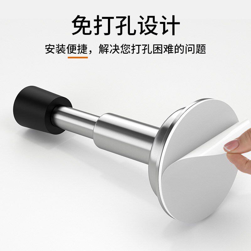门吸门阻门挡器免打孔防撞大门入户门碰硅胶门防碰V撞神器门顶防