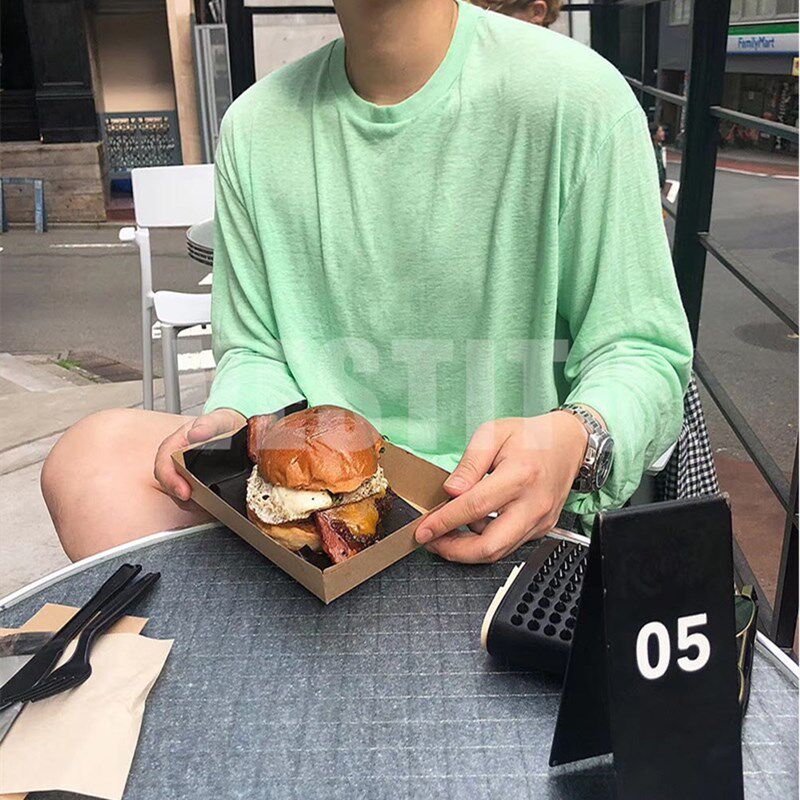 韩版轻薄出游宽松T恤打底衫舒适透气糖果色百搭防晒衣T恤情侣装潮