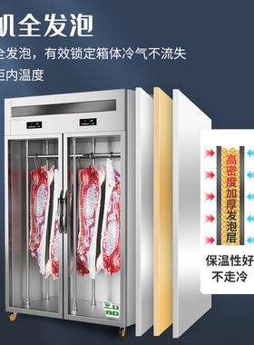 迈德挂肉柜商用保鲜柜鲜肉冷冻柜熟成G柜冷藏立式冷鲜肉排酸展示