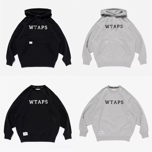 西山彻重磅字母印花连帽卫衣圆领卫衣男 日系潮牌WTAPS 现货 25AW