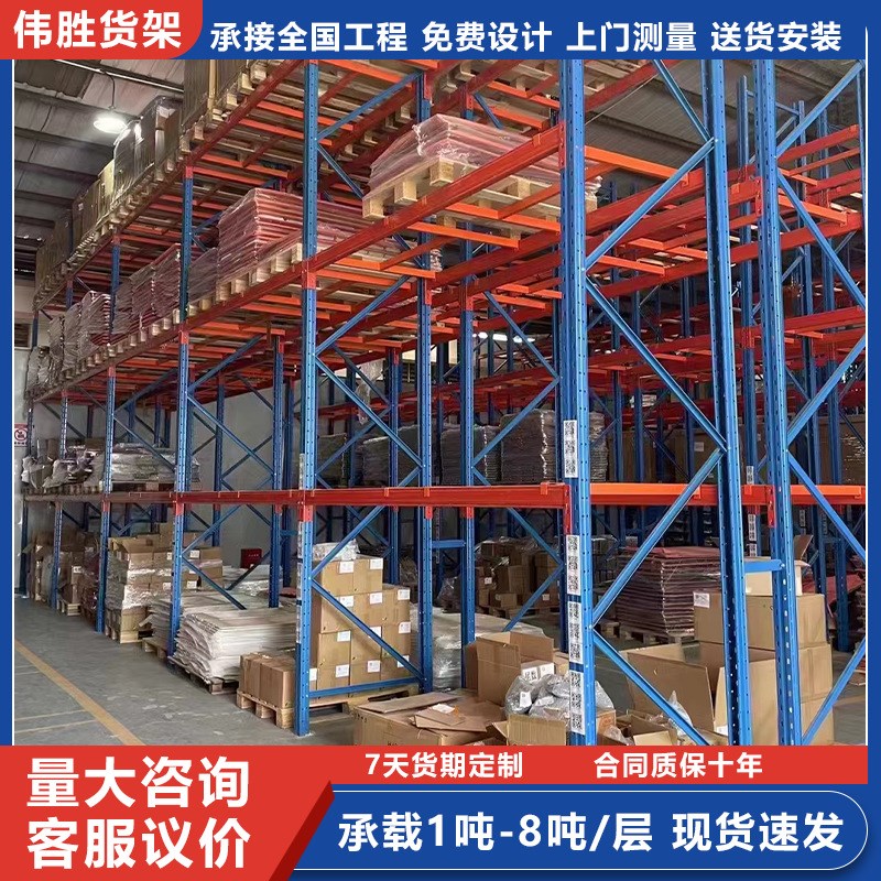 重型仓储货架库房托盘式货架五金工业仓库多层R横梁式架子重型货