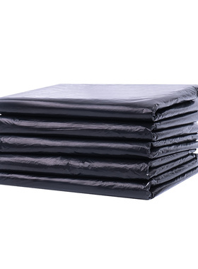 特瑞洁垃圾袋黑色商用6p0*80加厚大号厨房酒店宾馆物业环卫塑料袋