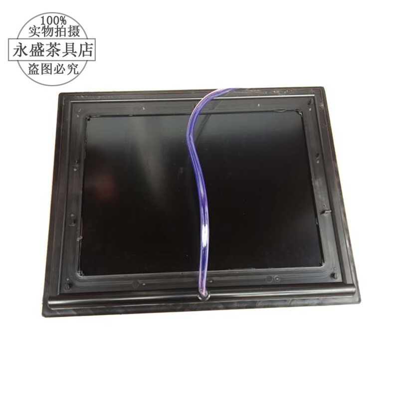 玻璃茶盘嵌入式茶具托盘配大理石茶几配套功夫茶台茶X桌茶托内嵌