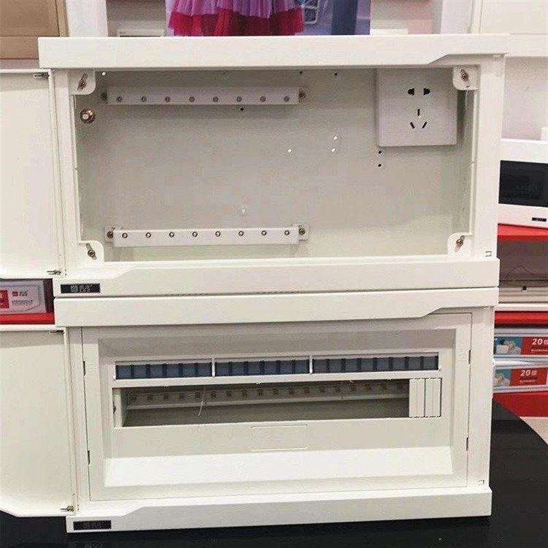 铁底暗装强弱电一体箱 高品质强弱电箱 P16位强弱电组合箱
