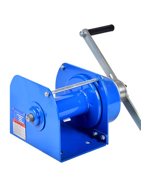 重型手摇绞盘 0.5t-3T10m2C0M30米工业重型绞车自锁手摇绞盘