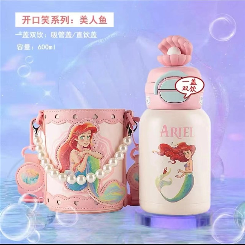 儿童保温杯带吸管防摔外出携带宝宝喝水杯子婴Y儿保温水壶