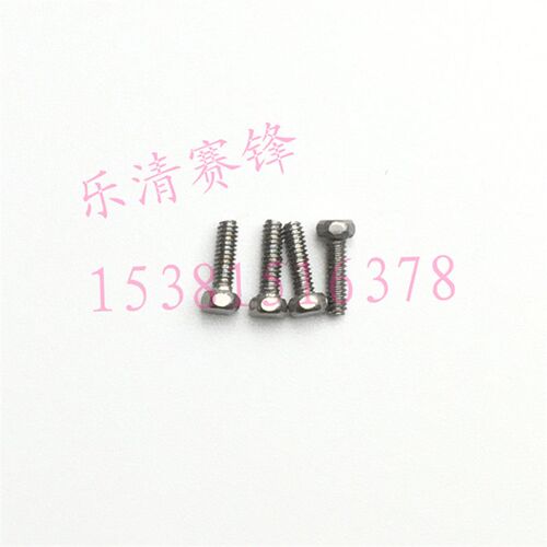 DIN933不锈钢外k六角螺丝M1.2*4/百只 304外六角螺丝螺栓m1.2x4