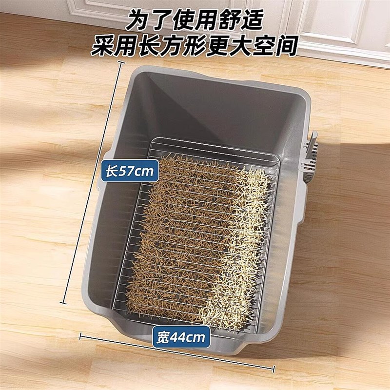 狗狗厕所高d围栏小型犬拉屎神器公狗专用不锈钢狗砂盆便盆加高图片