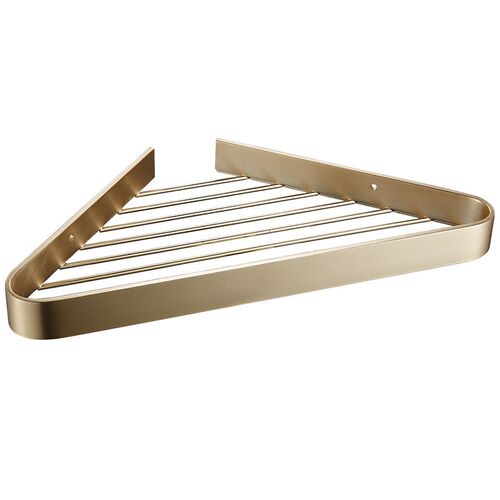 浴室全铜三角置物架转角架收纳架网D篮壁挂淋浴房角篮卫生间置物