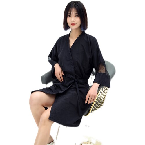 潮网红理发店美发客袍剪发B发廊染发顾防水理发衣围布