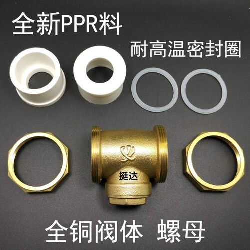 PPR卧式铜止回阀20 25 32 40 50 63逆止单向阀4 6分1 1.2 1.5 2寸