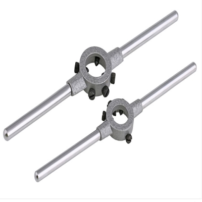 水管丝牙工具攻丝器包邮手用套丝板牙圆板牙扳手绞手公制铰手板