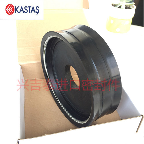 整体骨架KASTAS-K26带弹簧SSP 180*20/200*20*40双向气动活塞油封