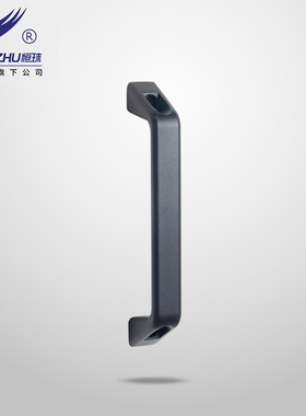 益升华恒珠PL038 黑色铝合金拉手 工业配电箱配电柜铁皮柜把手