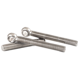 加长全牙活节螺栓304不锈钢活接螺丝吊环螺杆带孔M5M6M8M10M12M16
