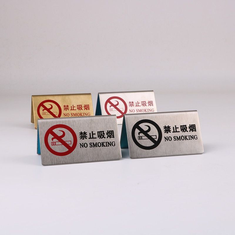 不锈钢留位牌餐厅留桌位牌三角牌创意预留牌留座牌桌面牌桌牌台牌