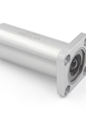 加长方法兰直线轴承LMK10 12 16 20 25 30 35 40 50LUU钢保保持架