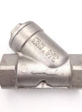 201/304不锈钢内螺纹过滤器 Y型丝口过滤器DN15 20 25 32 40 50