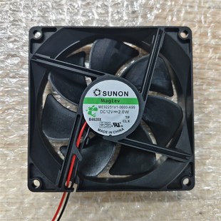 2.0W 原装 A99直流12V 0000 92X92X25 台湾建准SUNON风机ME92251V1
