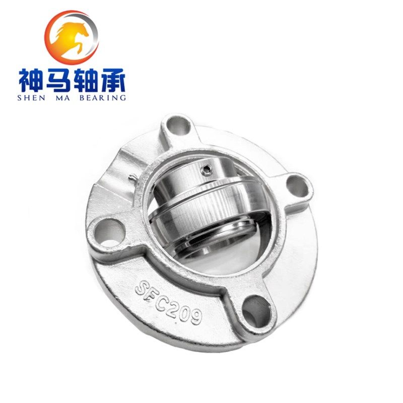不锈钢外球面带座轴承 SUCFC204 202 205 206 207 UCFC208 FC209
