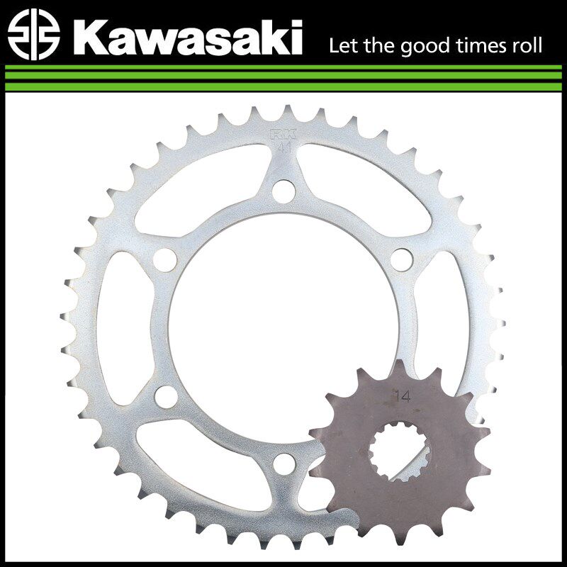 川崎Ninja400/500/Z400/500原厂牙盘消除者前后链轮大小飞链条