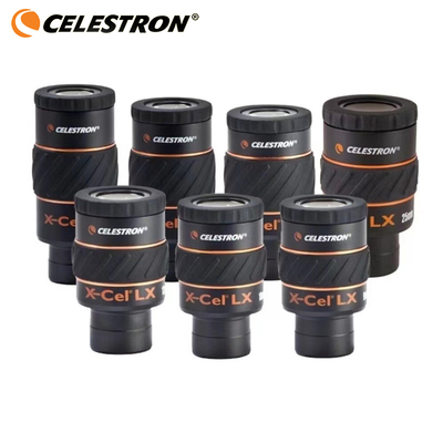 星特朗XCEL 2.3 5 7 9 12 18 25mm齐焦目镜高清倍天文望远镜配件
