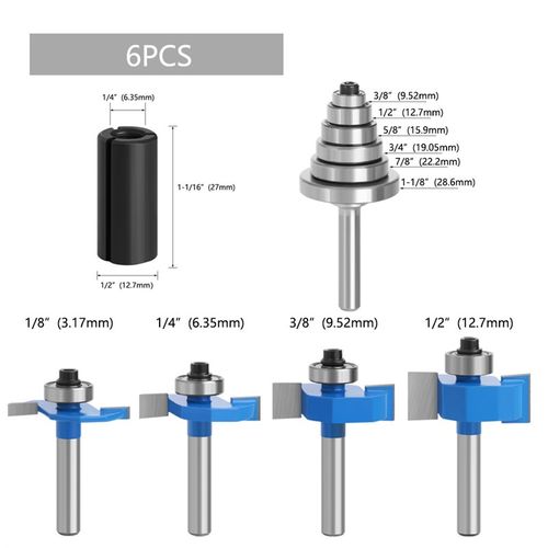 滚珠t型刀带轴承开海棠角槽口刀开槽刀木工铣刀T型修边机刀头