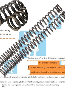适用九号机械师mmax110mk2 机械师2二代前减震弹簧减震器改装配件