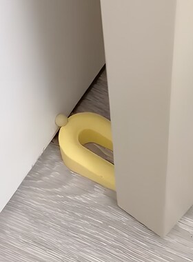防撞门挡免打孔软胶甜甜圈静音阻门器安全门塞防R滑可收纳门吸门
