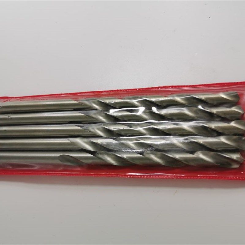 HSS加长直柄麻花钻 加长直柄钻2-3-4-5-6-8-10.5*200mm长/白钻头