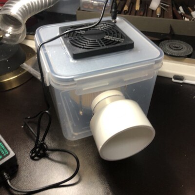 桌面雕刻吸尘器玉雕核雕木雕除尘琥珀金属打磨雕刻超大吸力集尘箱