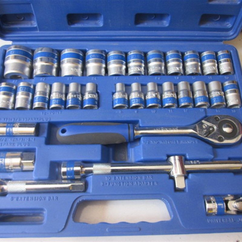 终身包换 龙德信32件套筒扳手组合工具 铬钒钢蓝带汽修工具组套,农用物资,苗木固定器/支撑器,淘宝优惠券,粉丝福利购,淘宝优惠卷