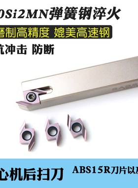 走心机迷你型后扫刀片ABS15R4015/4005刀杆SABSR1212K-40F弹簧钢