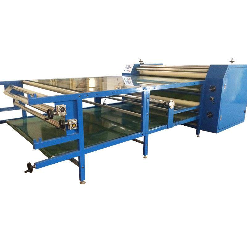 热升华数码滚筒印花机适用于匹布毛毡布料烫转印双层加热桶升温快