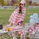 洋气粉色条纹亲子套装 秋装 运动百搭母子 母女2025新款 炸街亲子a装