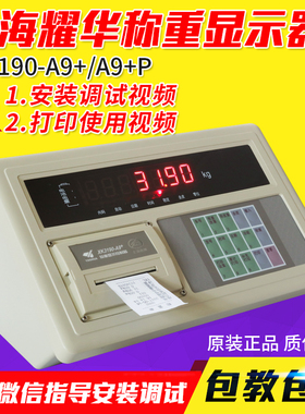上海耀华XK3190-A9+P称重仪表/地磅显示器/地磅显示屏/衡器地磅