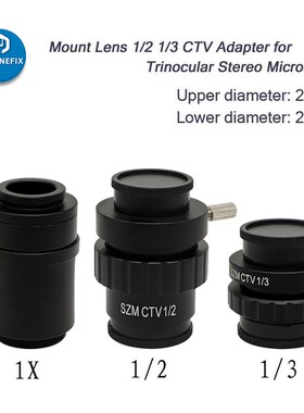 0.5X 0.35X 1X C-mount Lens SZMC TV1/2 TV1/3 CTV Adapter