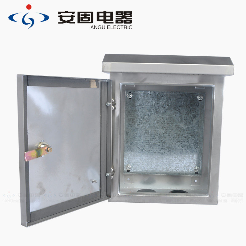 安固电器 室户外不l锈钢配电箱防雨水家用控制基业电箱400*500*18