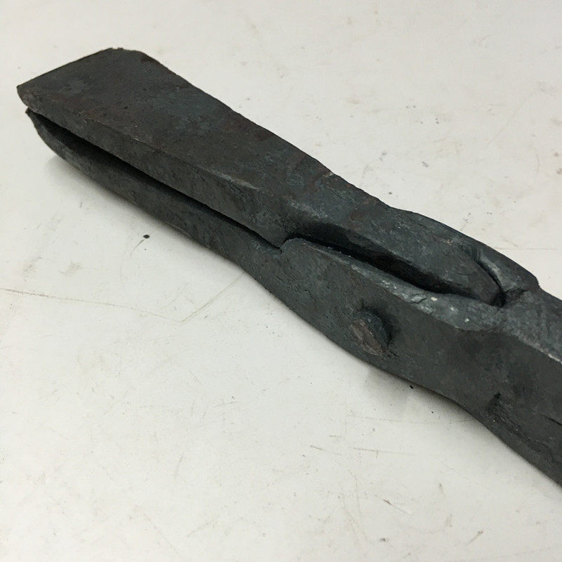 短口铁钳短钳头扁咀钳扁口钳产品钳铝锭钳火钳Q铁匠打铁钳热处理