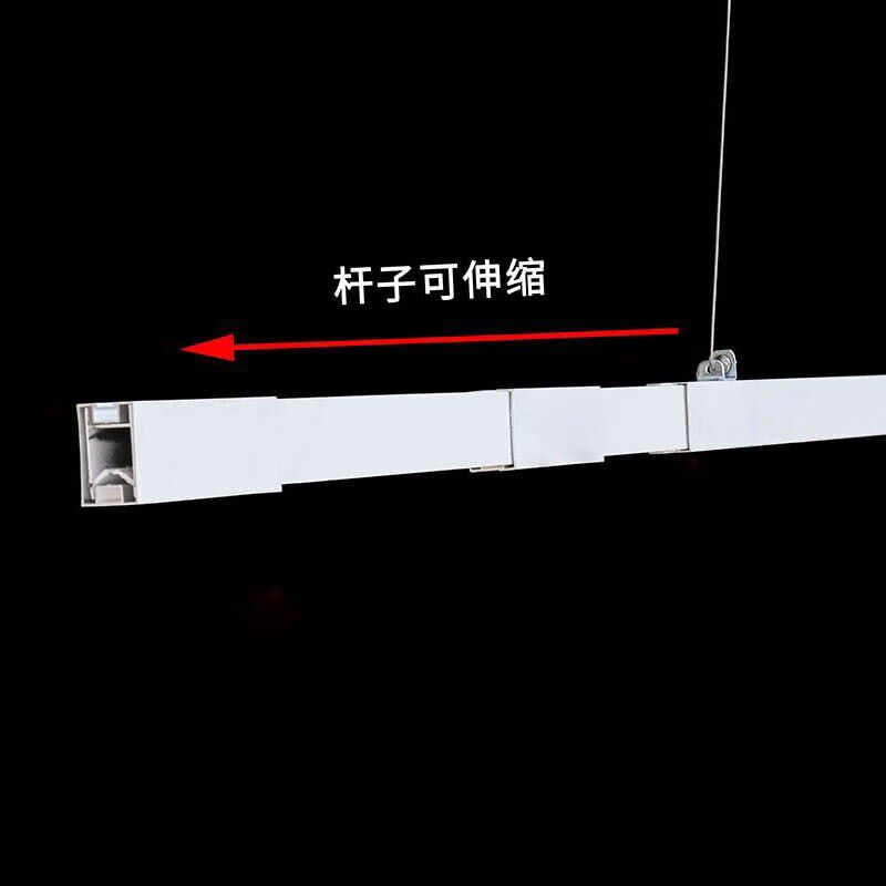 手动条幅升降杆横幅机悬挂神x器固定架卷帘升降器伸缩不露底可侧