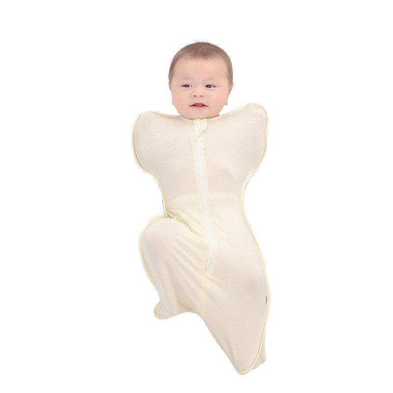 新生婴儿襁褓宝宝投降式包裹防惊跳睡袋夏K季超薄竹纤维包巾四季