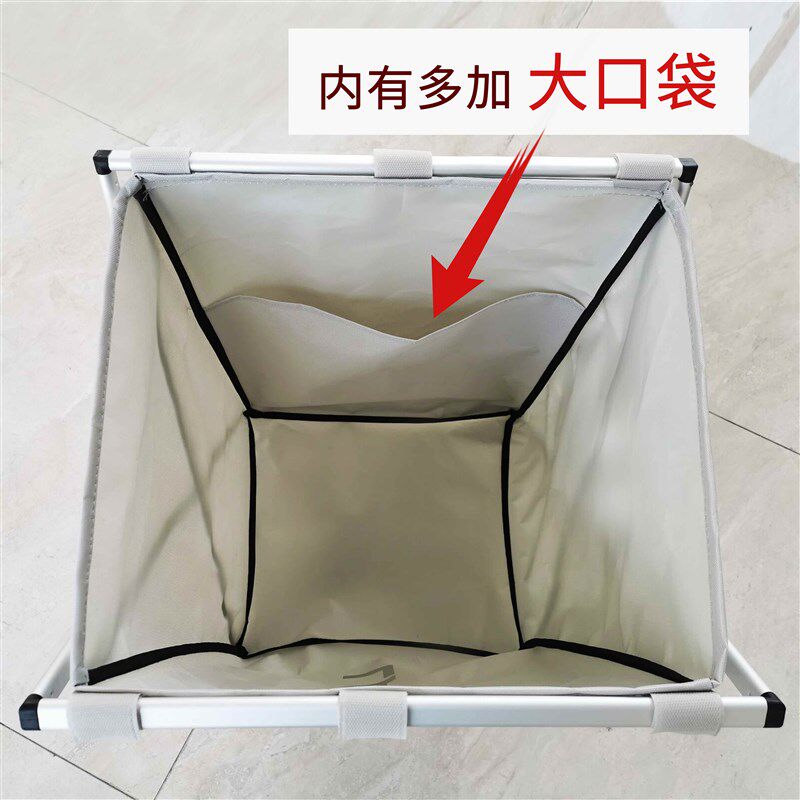 赃衣筐卫生间浴室防潮p防水收纳篮 铝合金折叠收纳篮洗衣篮收纳框