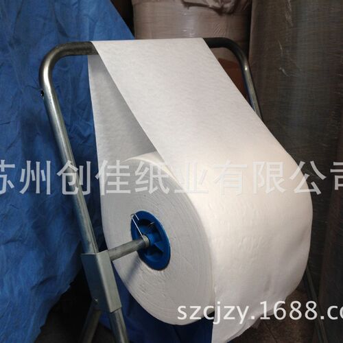 去污卷装擦拭布 工业无尘纸y白色吸油纸 吸油吸水单层擦拭纸
